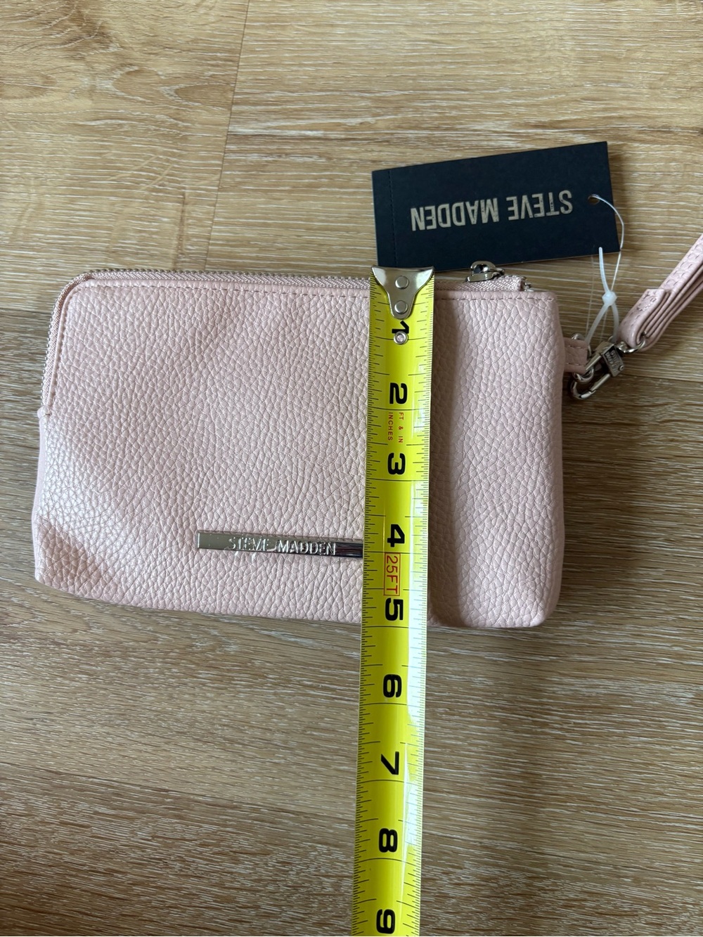 NWT Steve Madden Blush Pink Wristlet Wallet - Picture 10 of 10